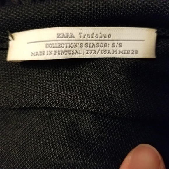 Zara Black Bomber-like Jacket - Picture 6 of 9